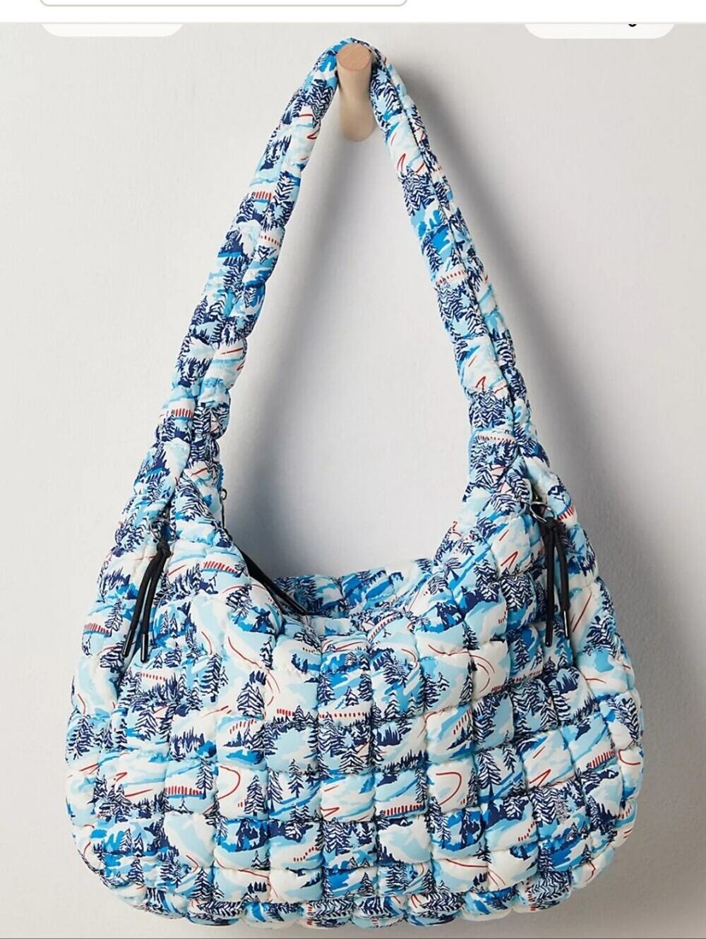 Free People Quilted Carryall Printed Bag